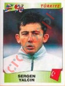 327 Sergen Yalcin – UEFA Euro England 1996 Panini