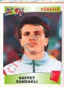 330 Saffet Sancakli – UEFA Euro England 1996 Panini