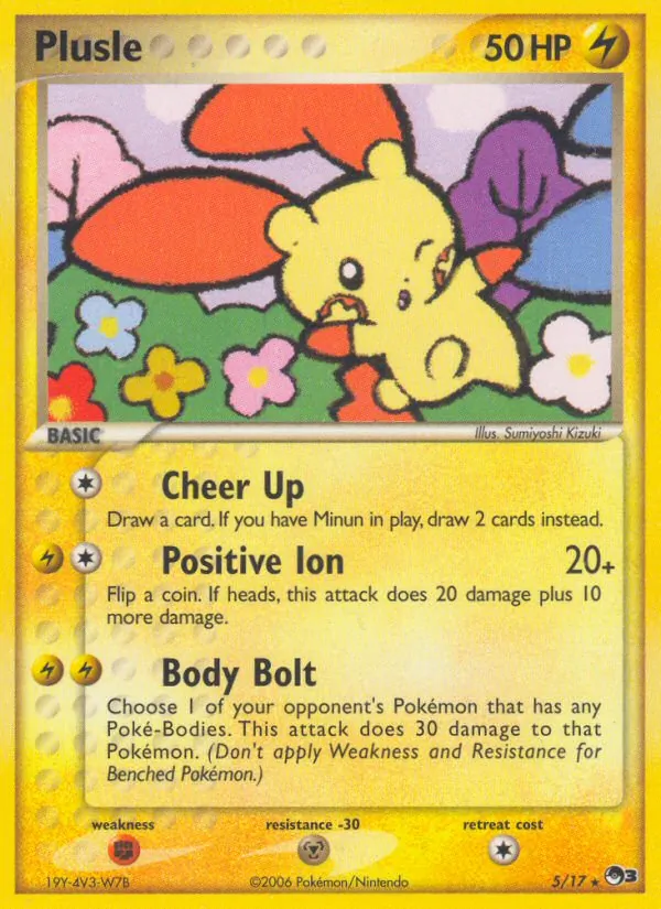 5 Plusle – POP Series 3