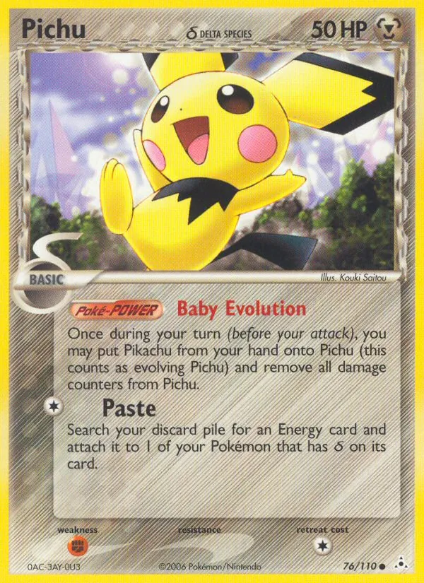 76 Pichu δ – Holon Phantoms