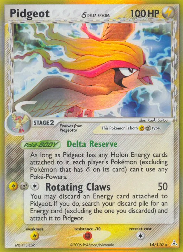 14-RH Pidgeot δ – Holon Phantoms