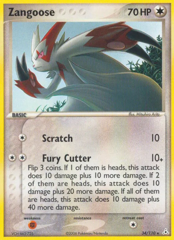 34-RH Zangoose – Holon Phantoms