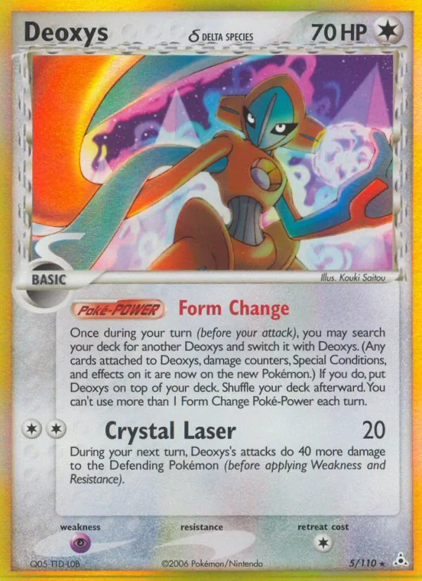 5-RH Deoxys δ – Holon Phantoms