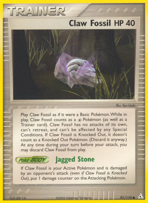 91-RH Claw Fossil – Holon Phantoms