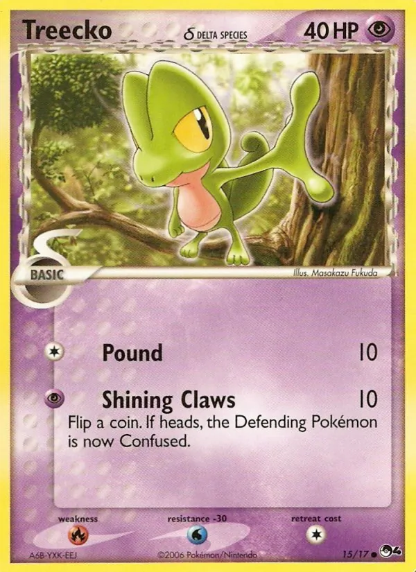 15 Treecko δ – POP Series 4