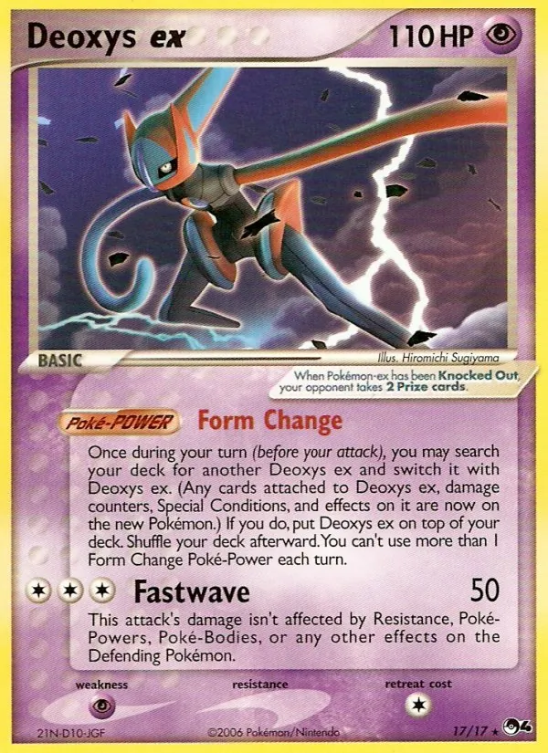 17 Deoxys ex – POP Series 4