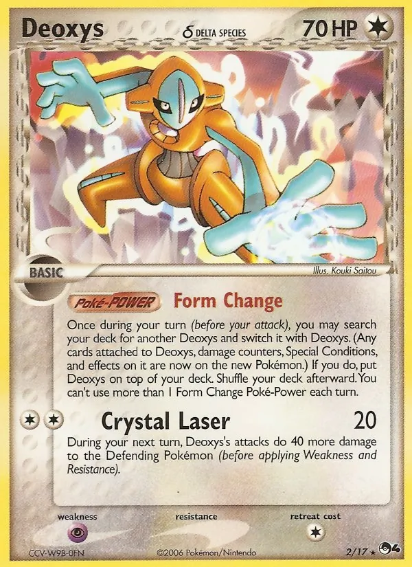 2 Deoxys δ – POP Series 4