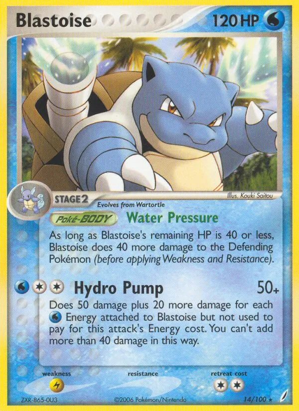 14 Blastoise – Crystal Guardians
