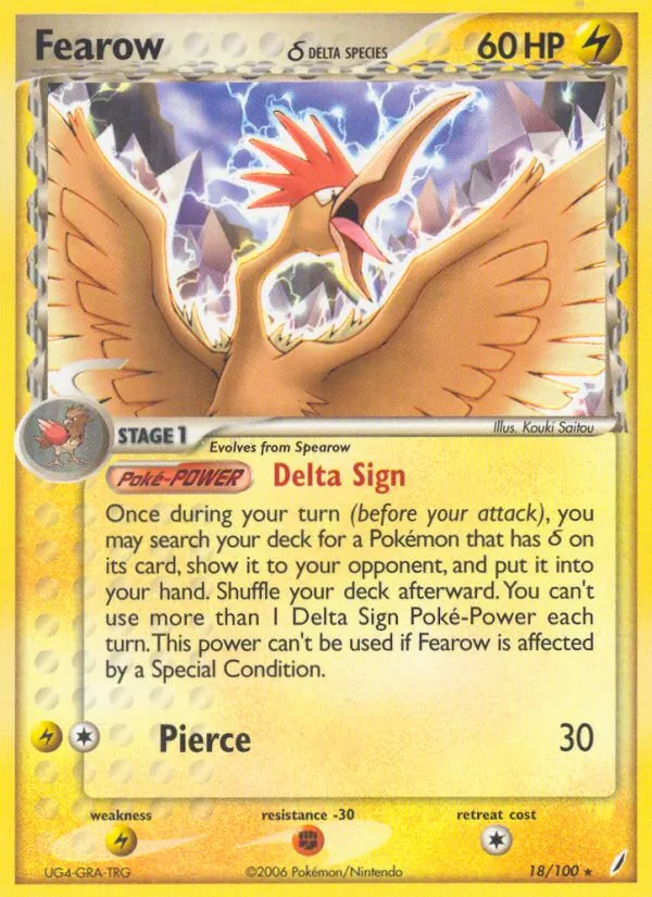 18 Fearow δ – Crystal Guardians