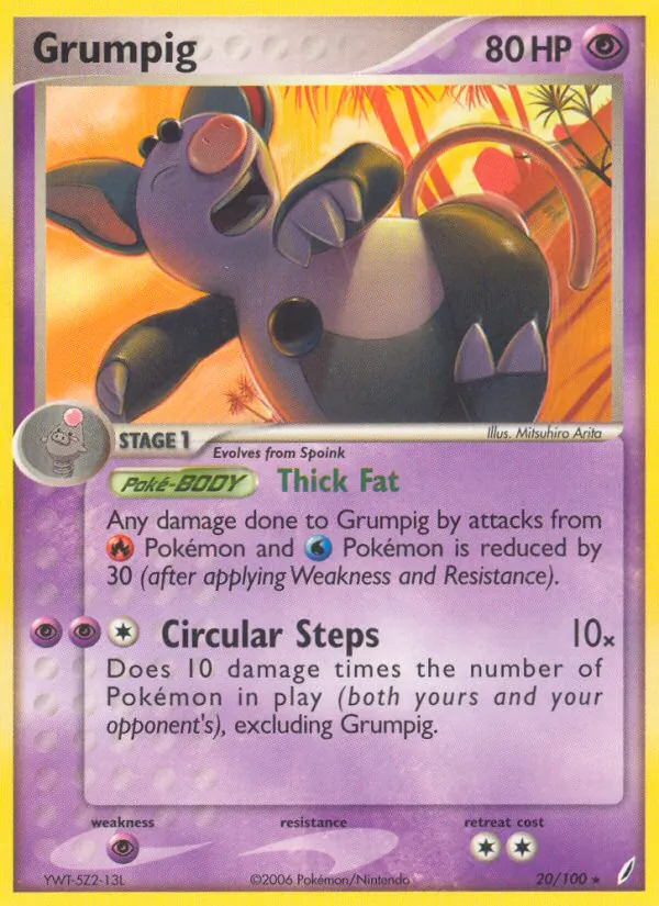 20 Grumpig – Crystal Guardians