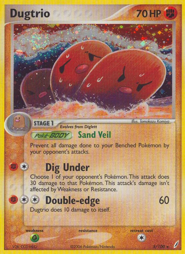 5 Dugtrio – Crystal Guardians
