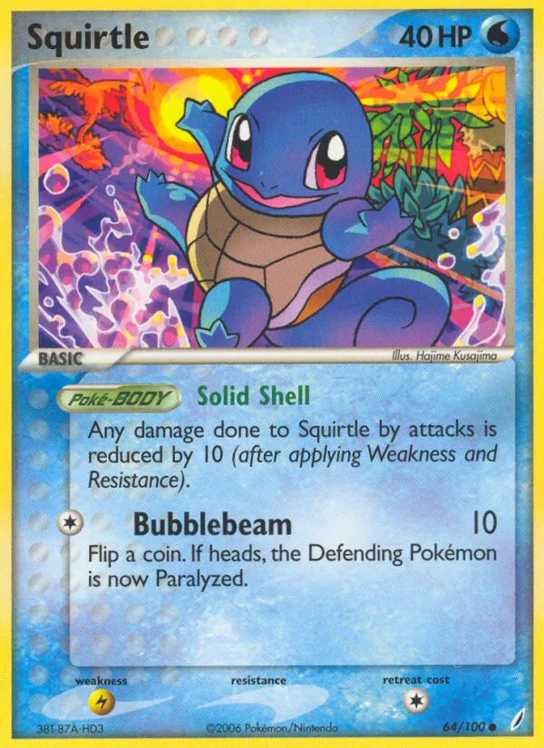 64 Squirtle – Crystal Guardians