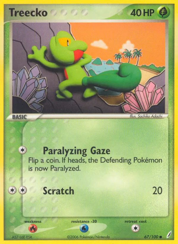 67 Treecko – Crystal Guardians