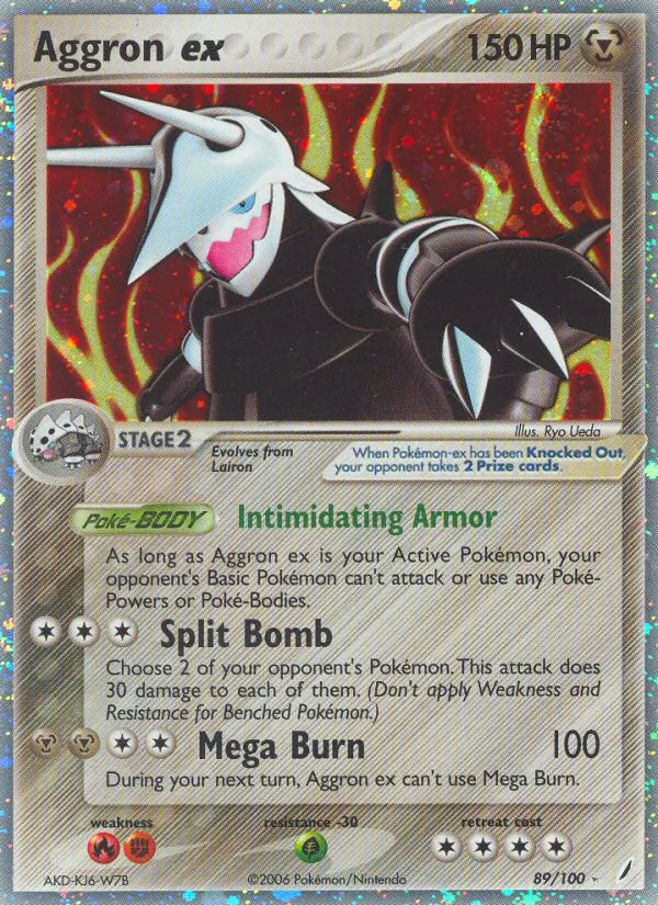 89 Aggron ex – Crystal Guardians