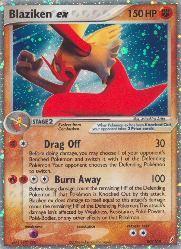90 Blaziken ex – Crystal Guardians