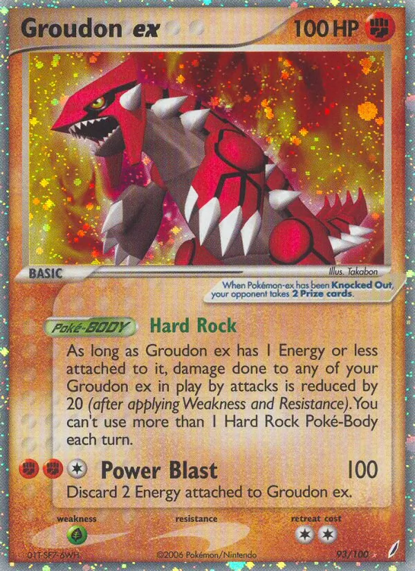 93 Groudon ex – Crystal Guardians