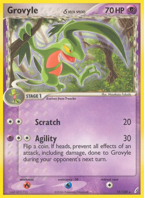 19-RH Grovyle δ – Crystal Guardians