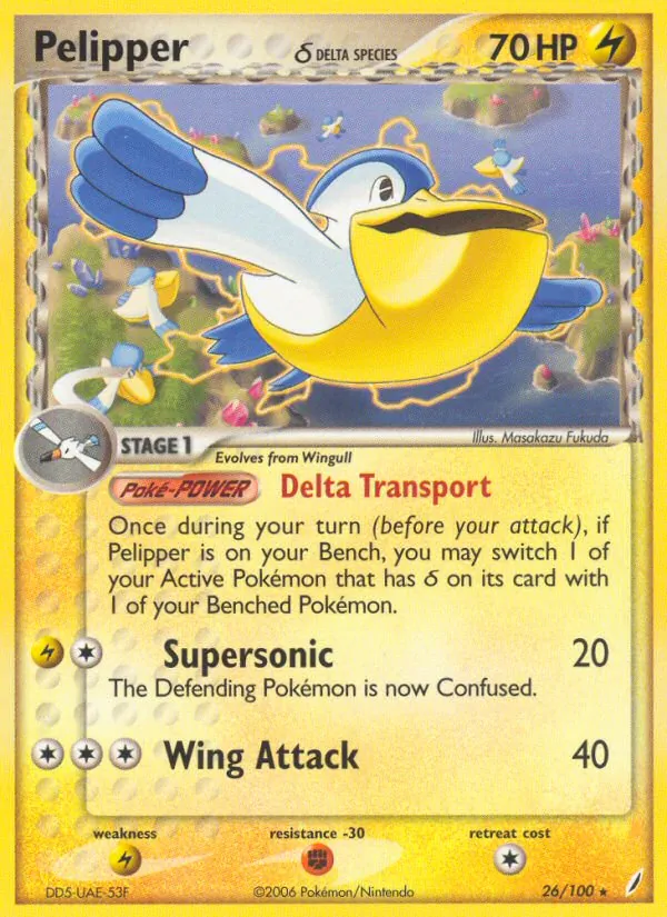 26-RH Pelipper δ – Crystal Guardians