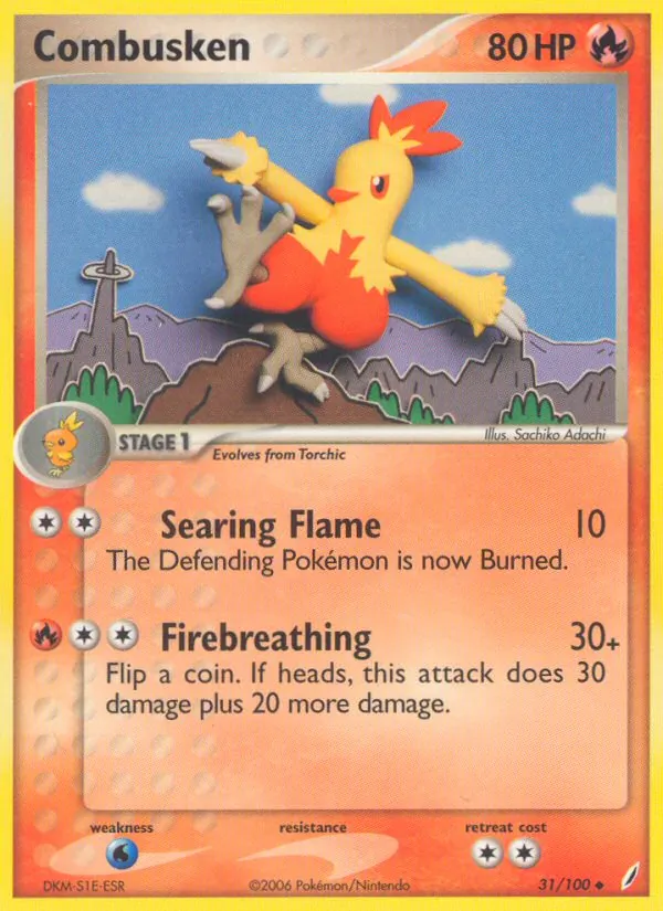 31-RH Combusken – Crystal Guardians
