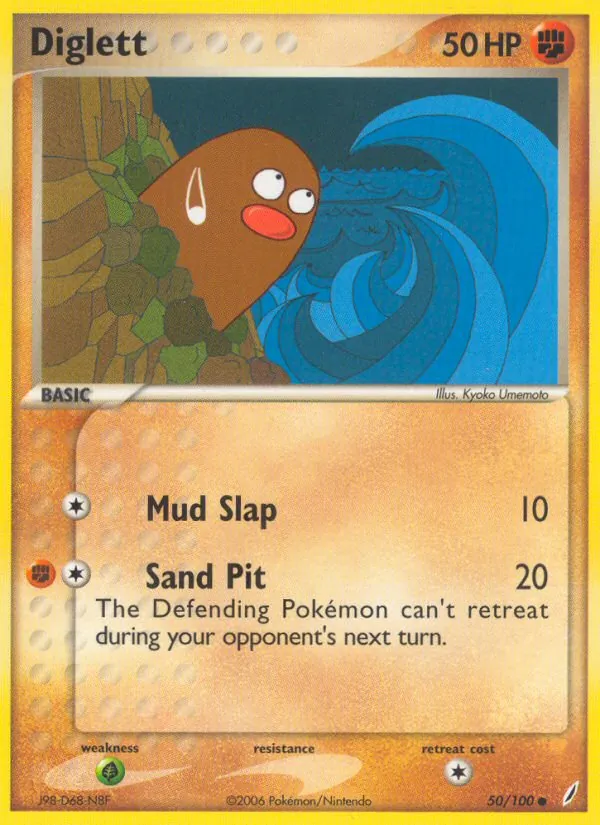 50-RH Diglett – Crystal Guardians