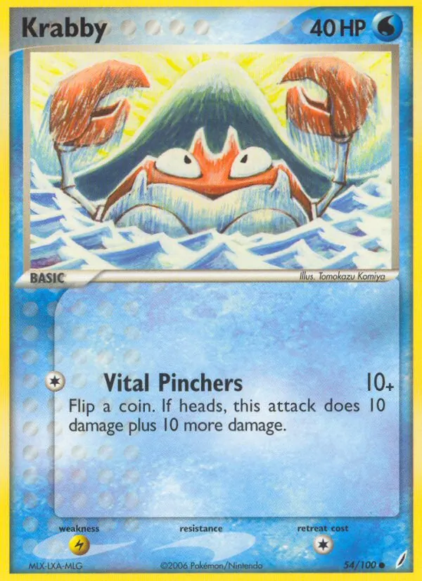 54-RH Krabby – Crystal Guardians