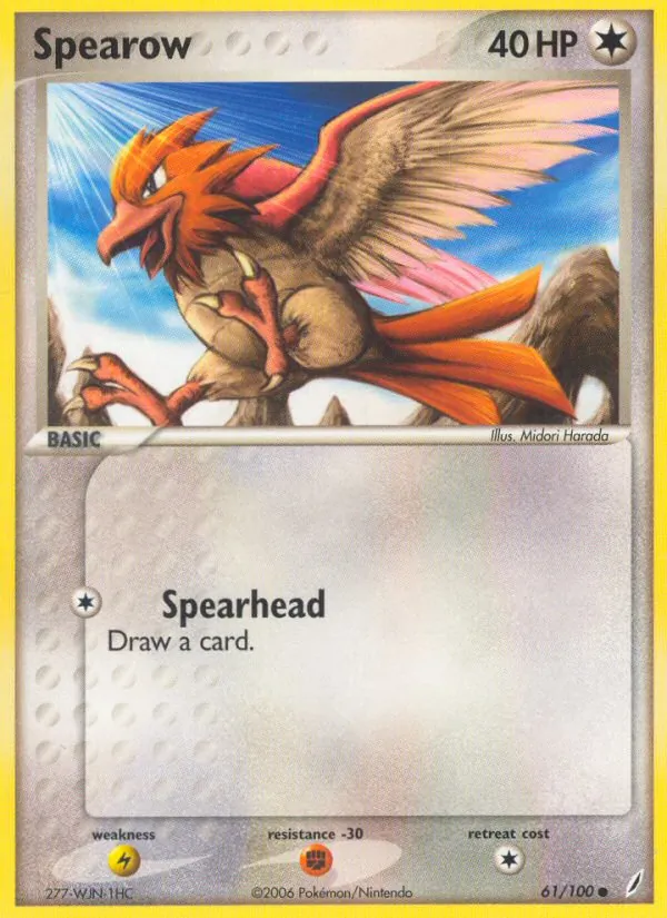 61-RH Spearow – Crystal Guardians