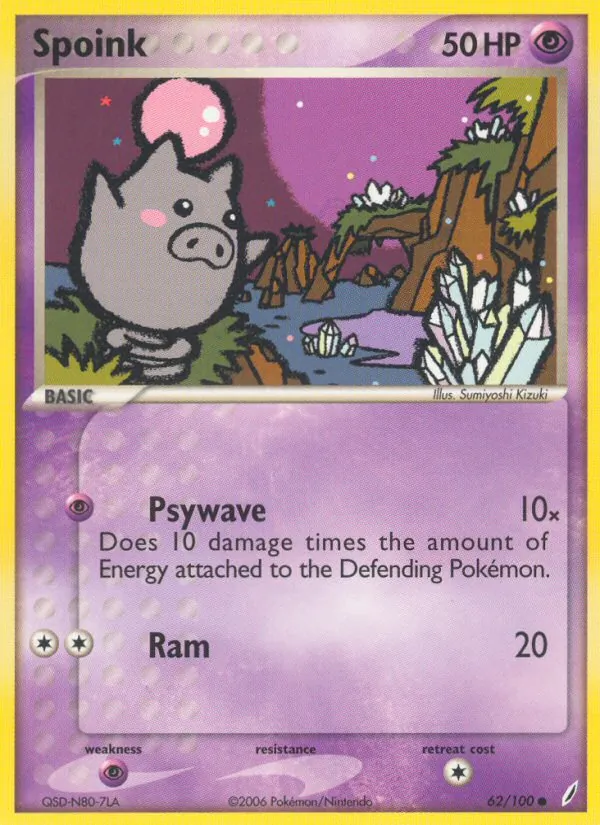 62-RH Spoink – Crystal Guardians