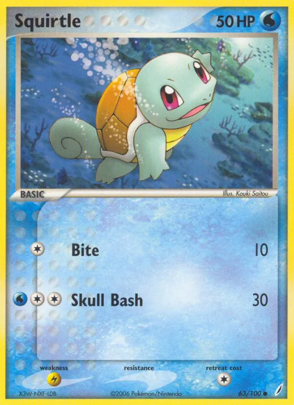 63-RH Squirtle – Crystal Guardians