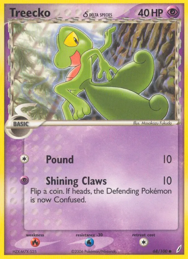 68-RH Treecko δ – Crystal Guardians