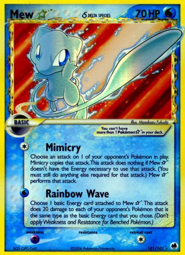 101 Mew ☆ δ – Dragon Frontiers