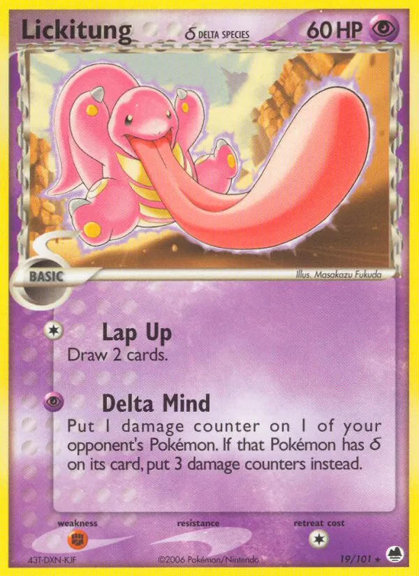 19 Lickitung δ – Dragon Frontiers