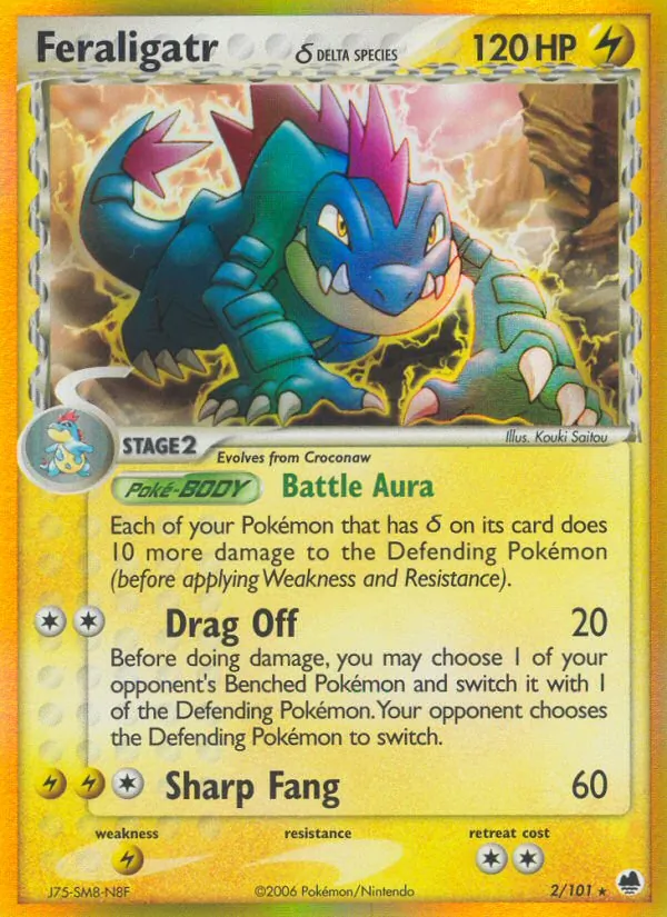 2 Feraligatr δ – Dragon Frontiers