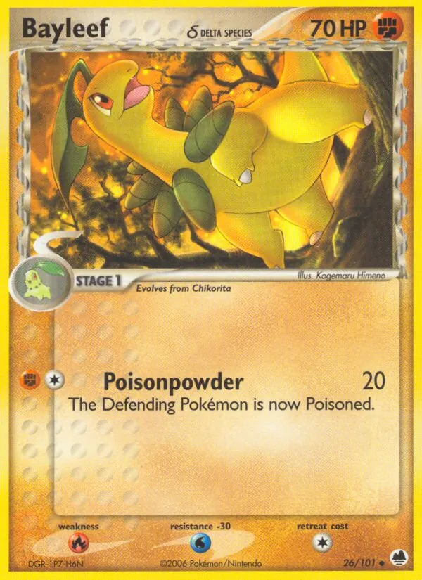 26 Bayleef δ – Dragon Frontiers