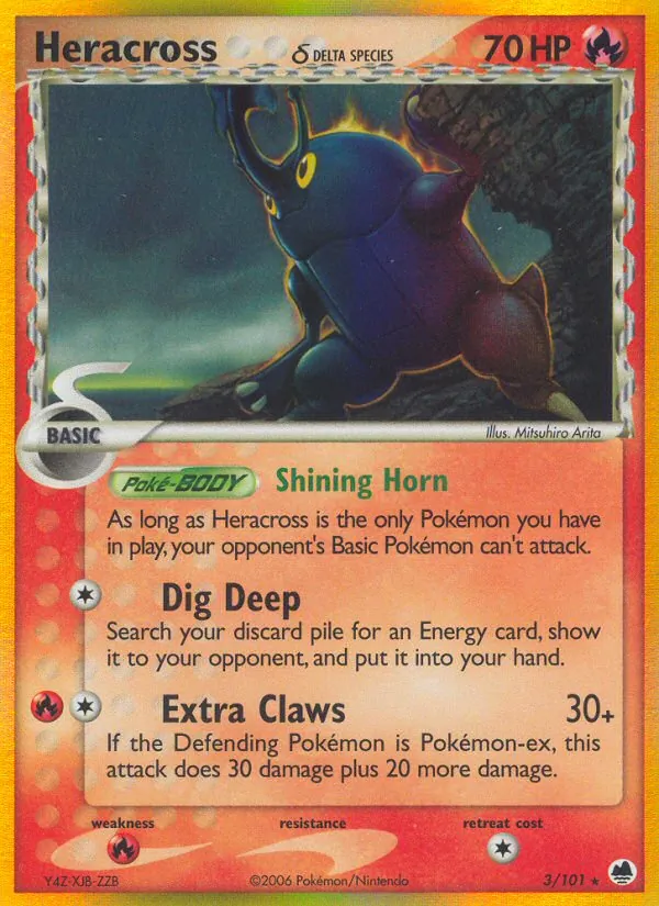 3 Heracross δ – Dragon Frontiers