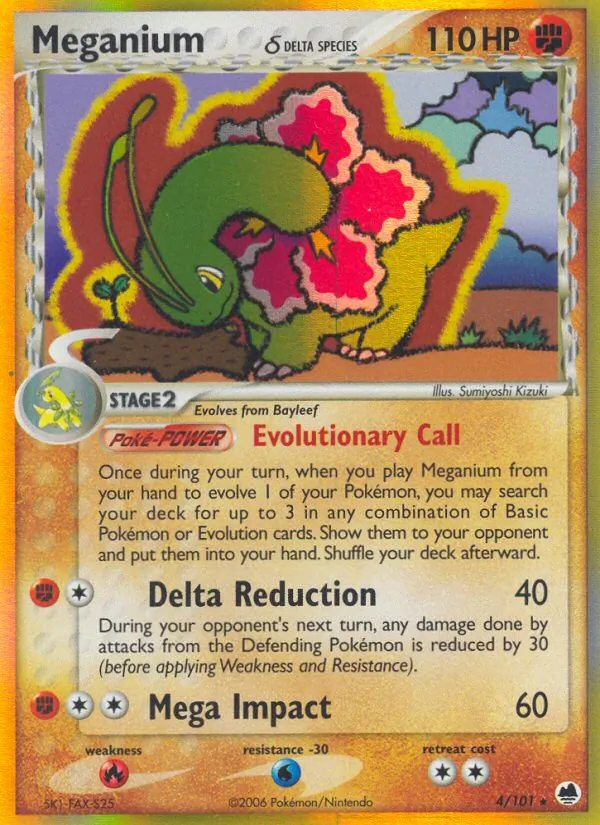 4 Meganium δ – Dragon Frontiers