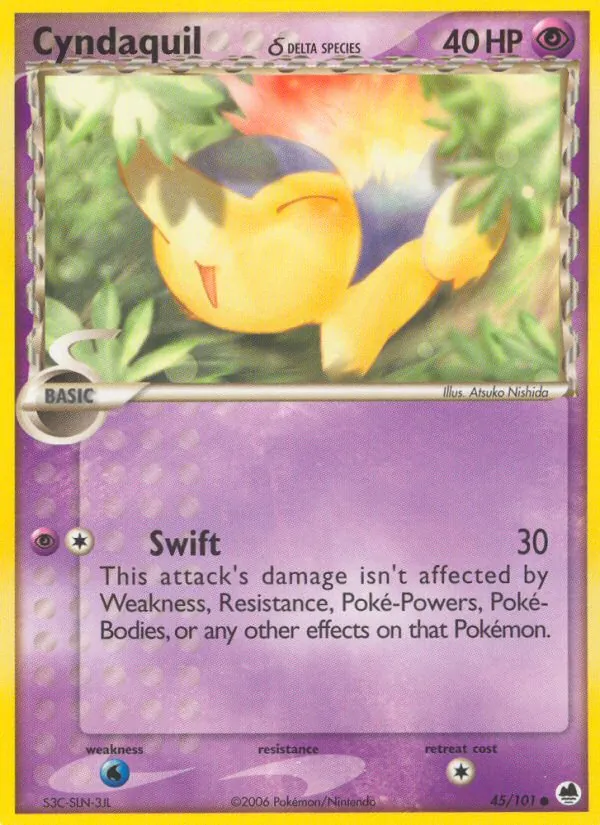 45 Cyndaquil δ – Dragon Frontiers