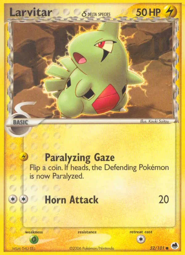52 Larvitar δ – Dragon Frontiers
