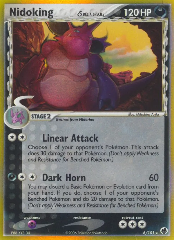 6 Nidoking δ – Dragon Frontiers