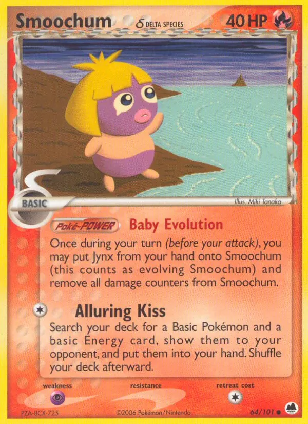 64 Smoochum δ – Dragon Frontiers