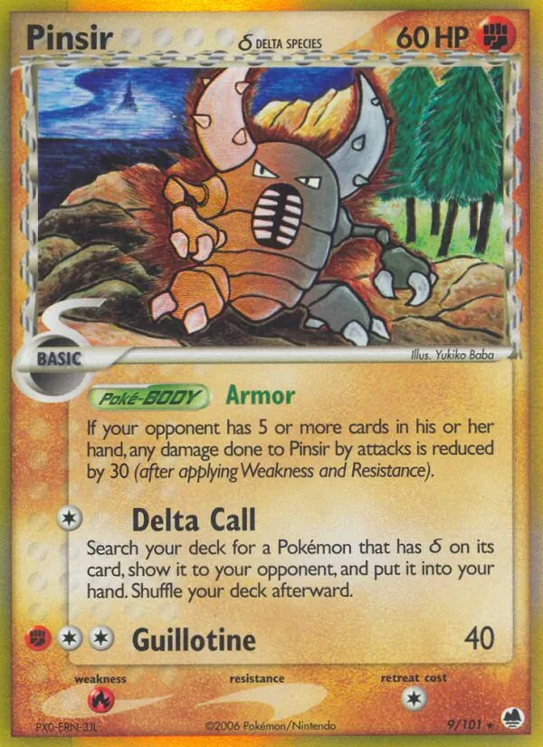 9 Pinsir δ – Dragon Frontiers