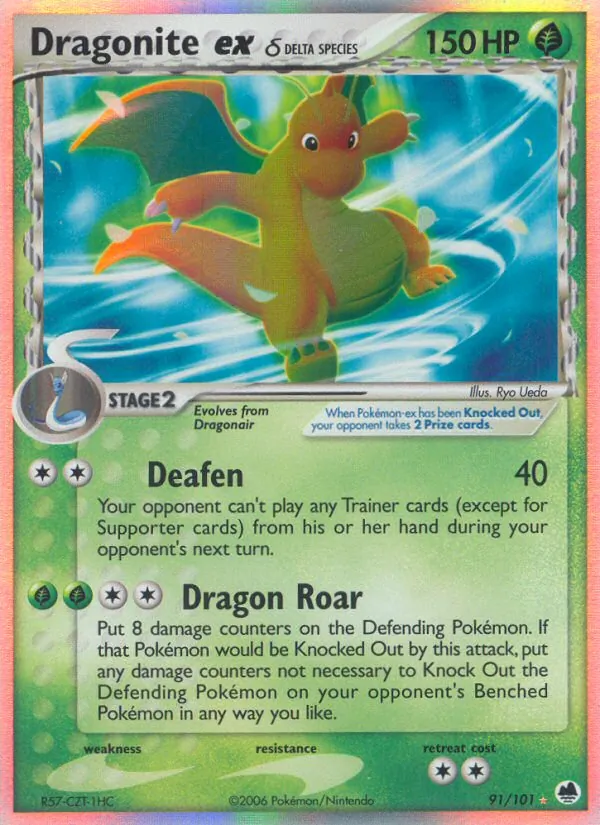91 Dragonite ex δ – Dragon Frontiers