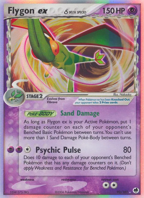 92 Flygon ex δ – Dragon Frontiers