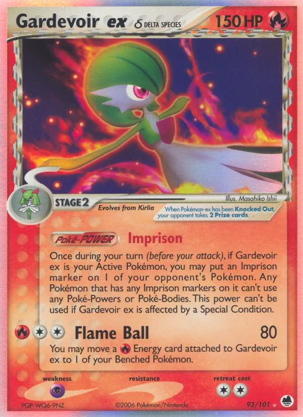 93 Gardevoir ex δ – Dragon Frontiers