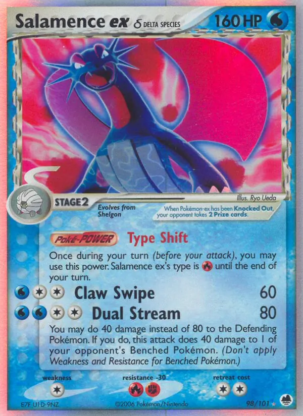 98 Salamence ex δ – Dragon Frontiers
