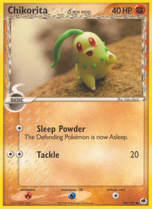 44-RH Chikorita δ – Dragon Frontiers