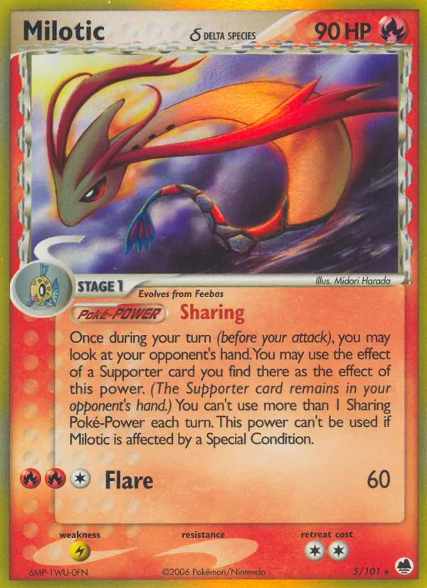 5-RH Milotic δ – Dragon Frontiers