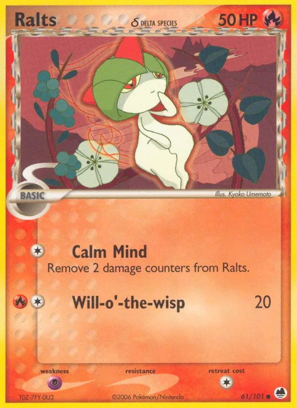61-RH Ralts δ – Dragon Frontiers