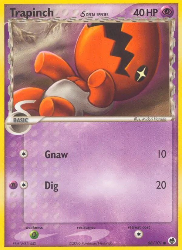 68-RH Trapinch δ – Dragon Frontiers