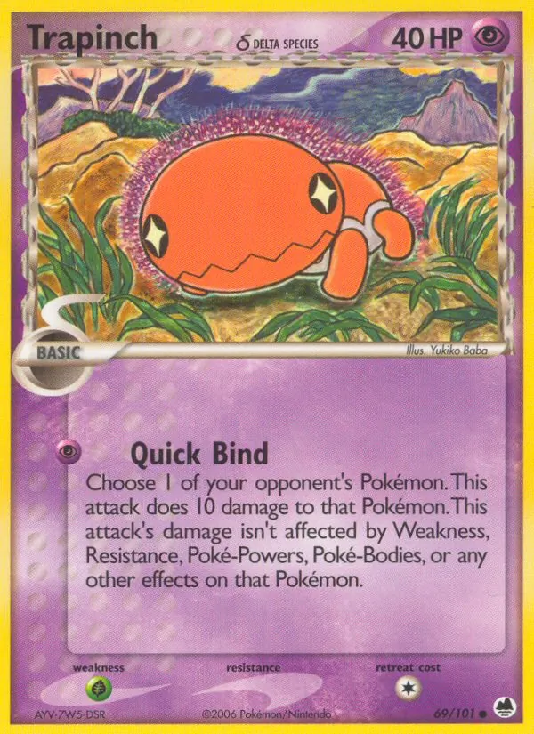 69-RH Trapinch δ – Dragon Frontiers