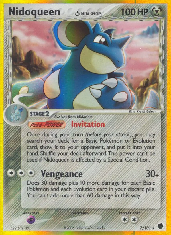 7-RH Nidoqueen δ – Dragon Frontiers
